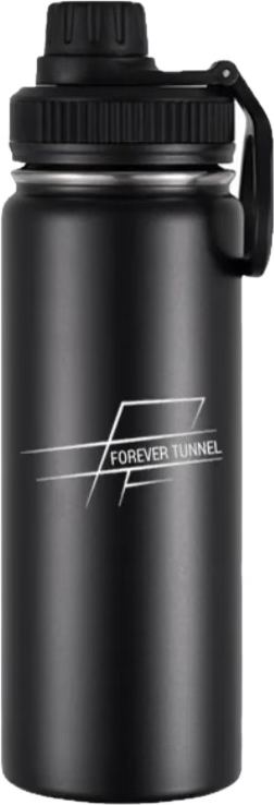 Forever Tunnel Insulated Water Bottle - Stay Focused, Stay Hydrated